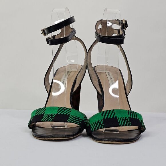 Diane Von Furstenberg Mixed Pattern Vera Too Heels - Picture 11 of 15